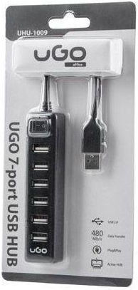 uGo Hub 7 Θυρών USB 2.0 με σύνδεση USB-A