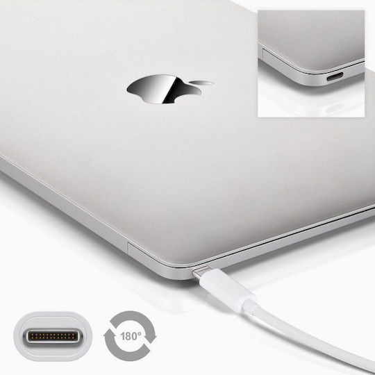 Manhattan IADAP USB31-HUB31C Hub 4 Θυρών USB 3.1 με σύνδεση USB-C Λευκό