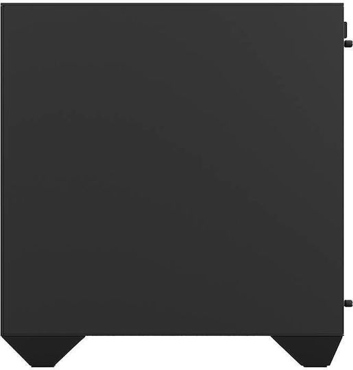 Darkflash DY470 (+fans) Gaming Middle Tower Carcasă Calculator cu Fereastră Laterală și Iluminare RGB Negru