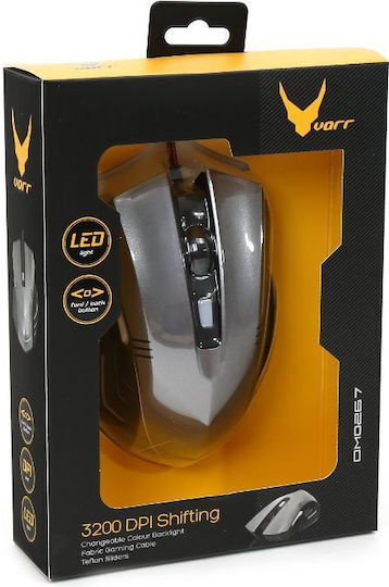 Omega Varr 267 Gaming Ποντίκι 3200 DPI Γκρι