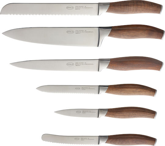 Rosle Passion Messer Set mit Sockel aus Rostfreiem Stahl 7 Stück