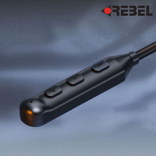 Rebel RBL1 Μονή Ενδοεπικοινωνία για Κράνος Μηχανής με Bluetooth