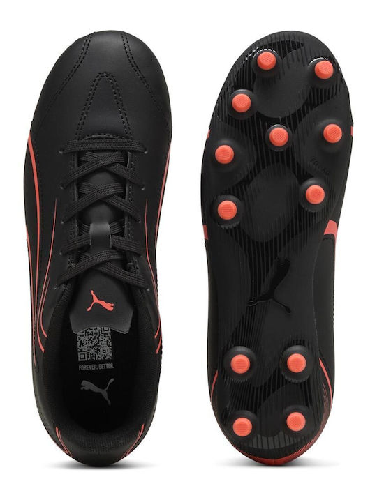 Vitoria Fg/ag Kids Molded Soccer Shoes Black