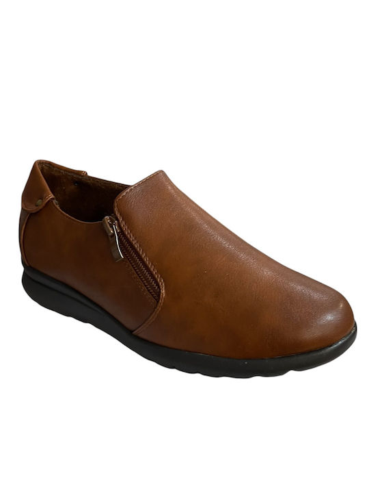 Plato Women's Slip-Ons Tabac Brown