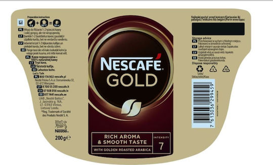 Nescafe Instant Kaffee Gold 200g