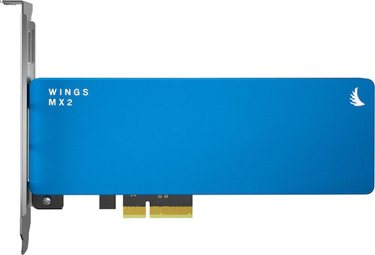 Angelbird Wings MX2 SSD 512GB PCIe Card with PCI Express 3.0 Communication Protocol and Heatsink WMX2-512GB