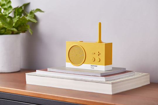 Lexon Tykho-3 Bluetooth Speaker 5W with Radio and Battery Life up to 20 hours Yellow