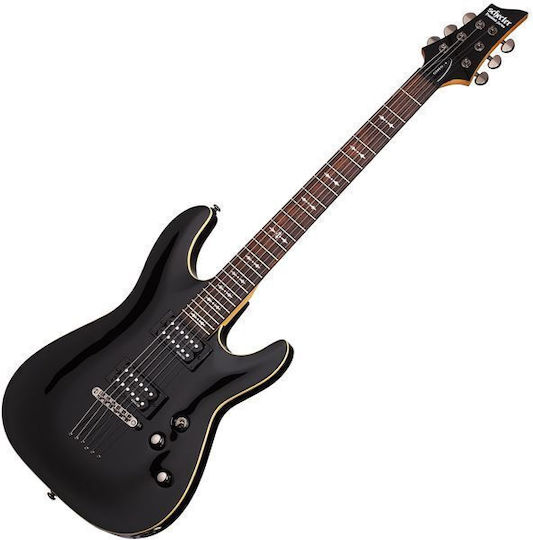 Schecter Omen 6 Gbk Ηλεκτρική Κιθάρα ST Style Μαύρη