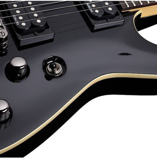 Schecter Omen 6 Gbk Ηλεκτρική Κιθάρα ST Style Μαύρη