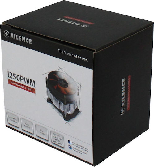Xilence I250PWM Ψύκτρα Επεξεργαστή για Socket 115x Κόκκινη