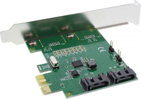 InLine Κάρτα PCIe σε 2 θύρες SATA