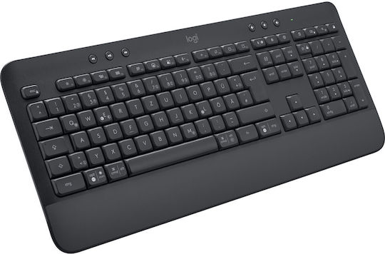 Logitech Signature K650 Wireless Bluetooth Keyboard Only German Graphite