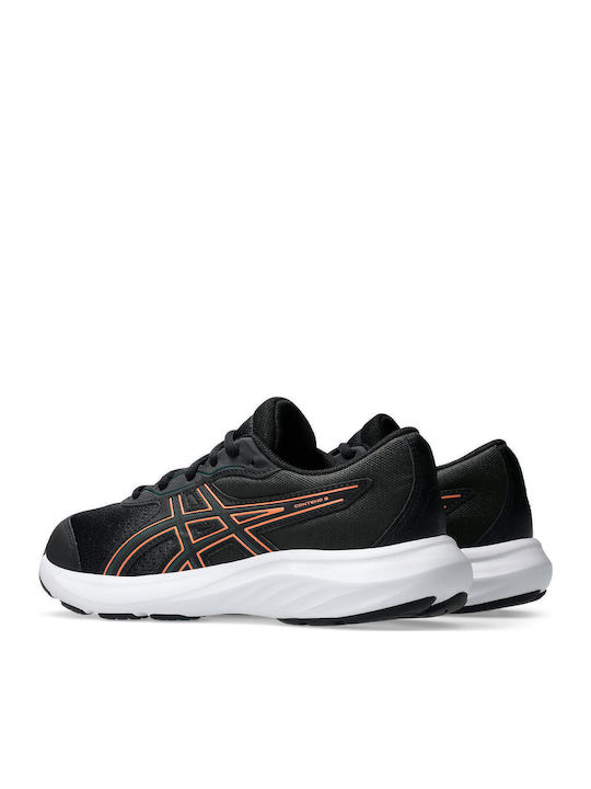 Gel-contend 9 Gs Αθλητικά Παιδικά Παπούτσια Running με Κορδόνια Μαύρα