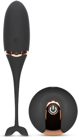 Luxurious Vibrating Egg with Remote Control - Black Mini Δονητής Egg με Απομακρυσμένο Έλεγχο Μαύρος