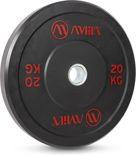 AMILA Set of Plates Olympic Type Rubber 1 x 20kg Φ50mm