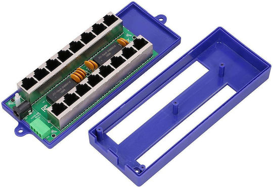 Extralink Poe Injektor 8 Port Gigabit Modus B