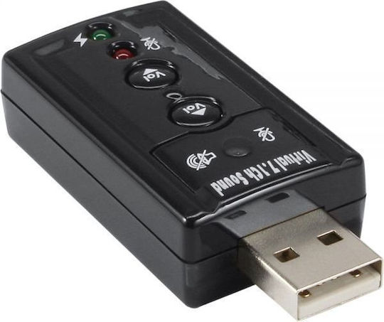InLine Εξωτερική USB Κάρτα Ήχου 7.1 33051C