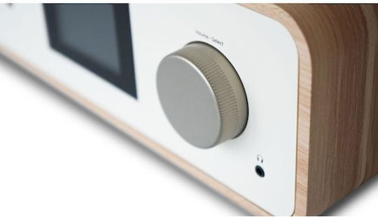 Pure Ηχοσύστημα 2.0 Classic 252807 100W με CD Player, WiFi και Bluetooth Λευκό