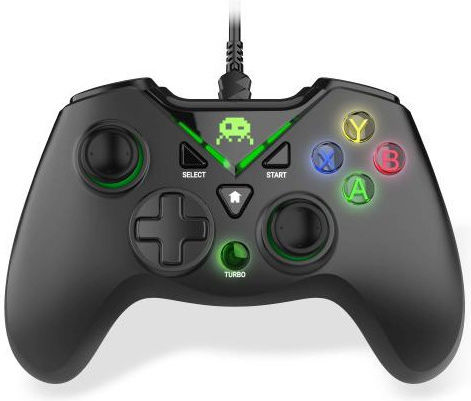 Freaks and Geeks V2 Wired Gamepad for PC Black