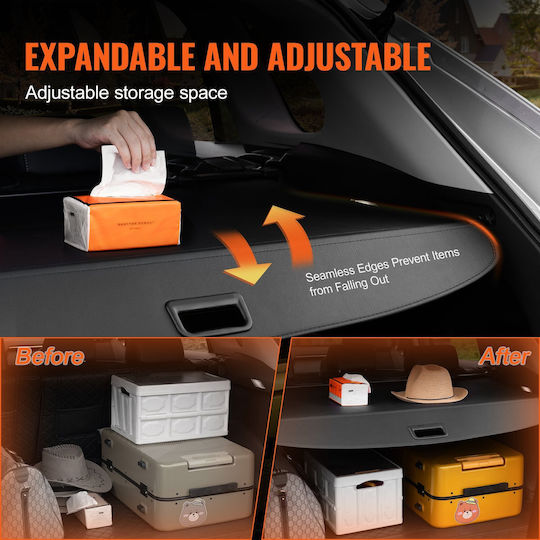 Vevor Etazera Car for Toyota RAV 4 2019-2024 Rear Trunk Cover