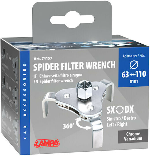 Lampa Κλειδί Φίλτρου Λαδιού Αράχνη 63-110mm