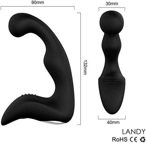 SMD Prostate Vibrator Ball Πρωκτικός Δονητής Large Μαύρος