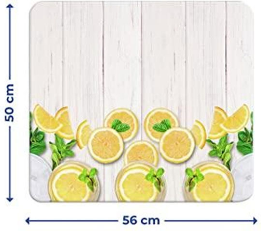 Wenko Rectangular Glass Chopping Board Transparent 56x50cm