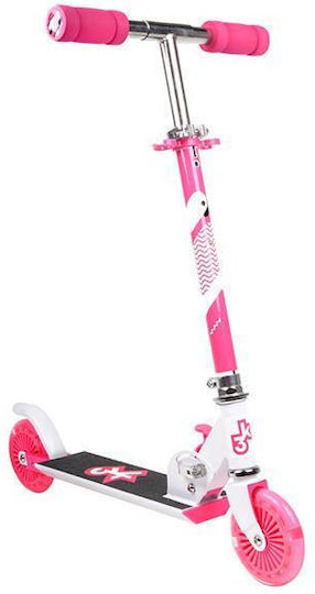 Athlopaidia Kids Foldable 2-Wheel Scooter for 3+ Years Pink