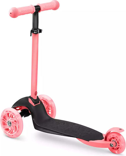 Ricokids Παιδικό Πατίνι Αναδιπλούμενο Loco Τρίτροχο Ροζ