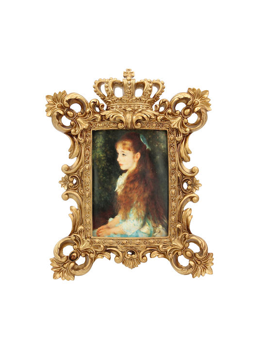 Keskor Keskor Kunststoff Fotorahmen mit Goldenem Rahmen