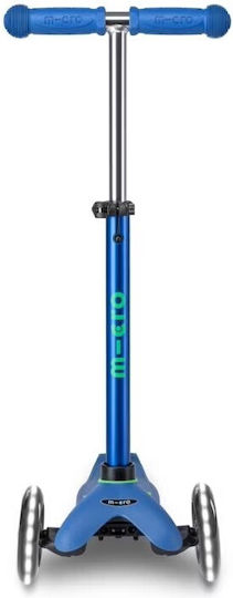 Micro Детски Скутер Mini Deluxe Led 3 колела за 2-5 Години Син