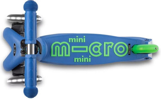 Micro Детски Скутер Mini Deluxe Led 3 колела за 2-5 Години Син