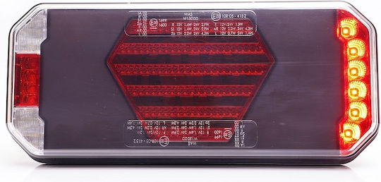 WAS Комплект фарове за ремарке LED с винтове 10 / 24V 1бр