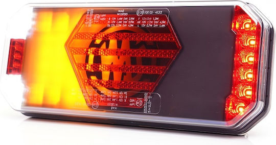 WAS Комплект фарове за ремарке LED с винтове 10 / 24V 1бр