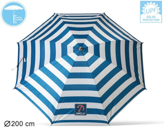 BigBuy Folding Beach Umbrella with UV Protection Blue