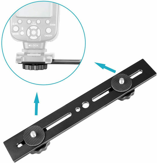 Neewer 20.3cm Dual Camera Mount Tripod Bracket 3D Stereo Stereoscopic Photography 10082556