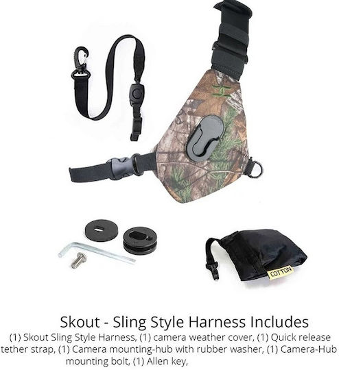 Cotton Carrier Camo Skout Camera Sling Style Harness 410camo Ιμάντας Φωτογραφικής Μηχανής Καμουφλάζ