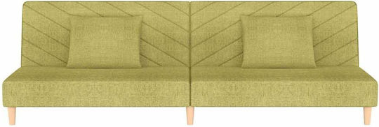Διθέσιος Καναπές Κρεβάτι Πράσινος 200x84.5x69εκ.