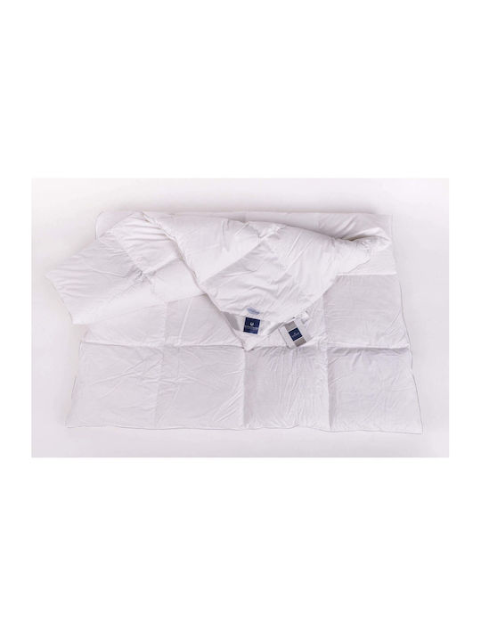 Billerbeck Pilotă Single De Puf 135x200cm Virgin Satin Casettino Alb