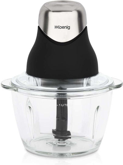 HKoenig Мини Чопър Multi 320W с Контейнер 1лт Черен