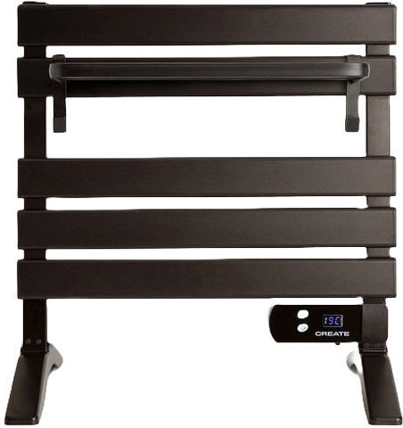 Create Ηλεκτρική Πετσετοκρεμάστρα 150W 55.8x52.3cm Μαύρη