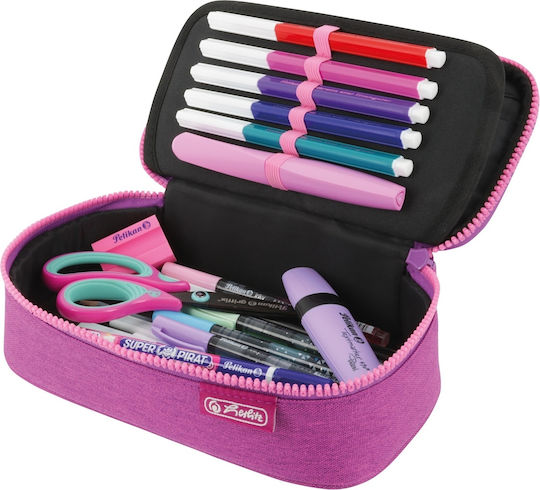 Herlitz Κασετίνα Beatbox Abc Purple Pink 22,5x12x7cm