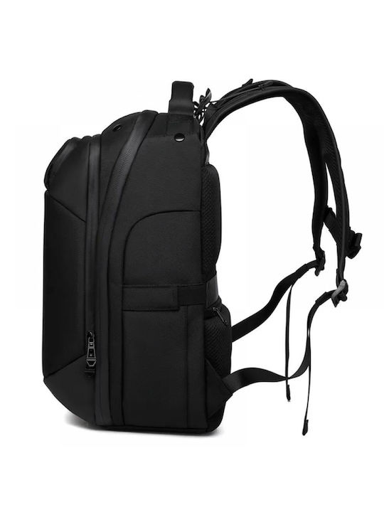Ozuko Αδιάβροχη Τσάντα Πλάτης για Laptop 15.6" σε Μαύρο χρώμα