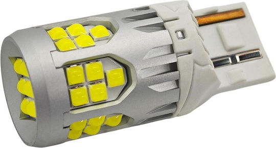 Lamps Car W21W / DRL / W3x16d Canbus LED 5500K Cold White 1pcs