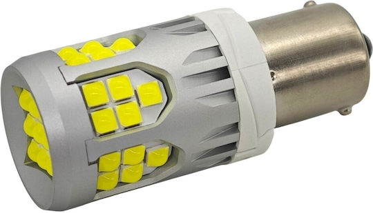 Λάμπα Αυτοκινήτου P21W / BA15S / R10W / DRL Canbus LED 5500K Ψυχρό Λευκό