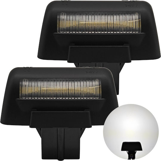 Lumini pentru plăcuțele de înmatriculare Lumini LED 12V pentru Ford Tranzit / Turneo / Turneo Connect / Curierul Tourneo Lexus ESTE 2buc