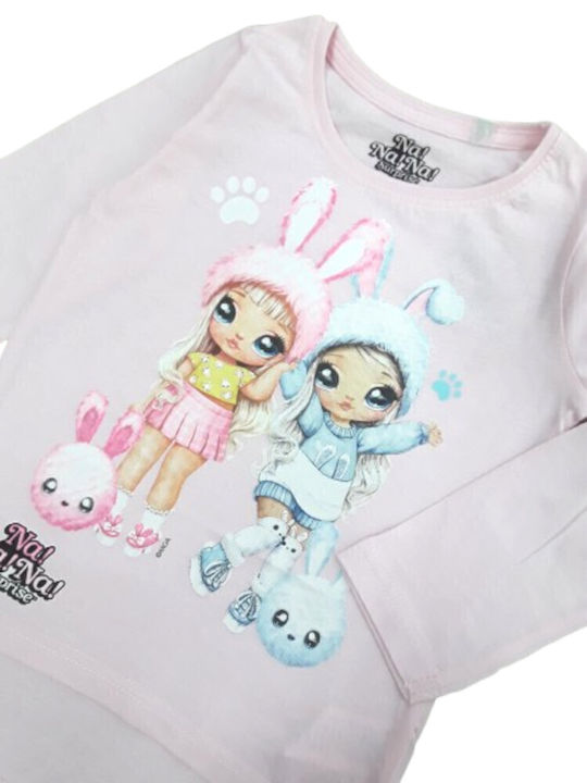 Kinderhemd Langarm Pink