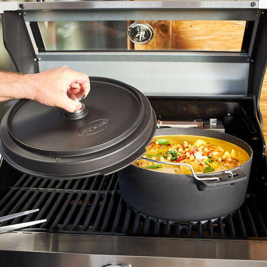 Dutch Oven Lid Baking Grilling Ø 35 Cm Rosle Cast Iron
