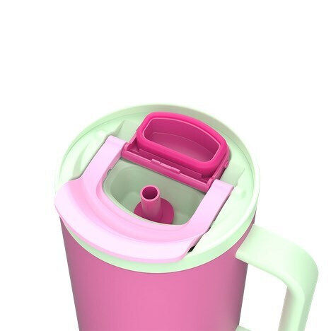 Kambukka Чаша Термос Неръждаема Стомана 950ml Thermal Mug Телескопична Сламка Bubblegum Mint с Сламка