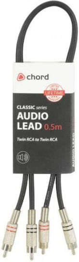 Chord Cable RCA male - RCA male 1.5m 2R-2R150